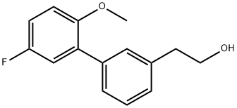 3-(3-FLUORO-6-METHOXYPHENYL)PHENETHYL ALCOHOL Struktur