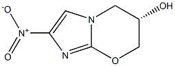 (S)-2-NITRO-6,7-DIHYDRO-5H-IMIDAZO[2,1-B][1,3]OXAZIN-6-OL Struktur