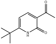 3-ACETYL-6-(TERT-BUTYL)-2(1H)-PYRIDINONE Struktur