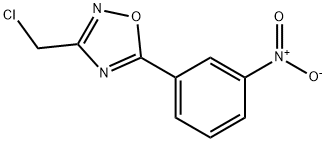 3-(CHLOROMETHYL)-5-(3-NITROPHENYL)-1,2,4-OXADIAZOLE Struktur