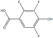 2,3,5-TRIFLUORO-4-HYDROXYBENZOIC ACID Struktur