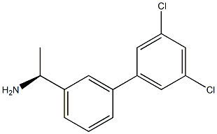 (1S)-1-[3-(3,5-DICHLOROPHENYL)PHENYL]ETHYLAMINE Struktur