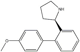 1-[2-((2R)PYRROLIDIN-2-YL)PHENYL]-4-METHOXYBENZENE Struktur