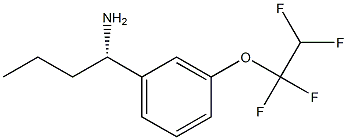 (1S)-1-[3-(1,1,2,2-TETRAFLUOROETHOXY)PHENYL]BUTYLAMINE Struktur