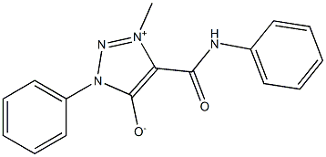 4-(ANILINOCARBONYL)-3-METHYL-1-PHENYL-1H-1,2,3-TRIAZOL-3-IUM-5-OLATE Struktur