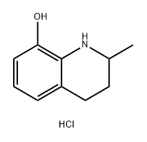 2-METHYL-1,2,3,4-TETRAHYDROQUINOLIN-8-OL HYDROCHLORIDE Struktur