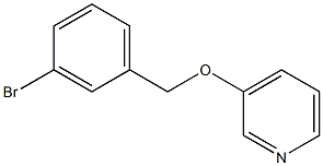 3-BROMOBENZYL-(3-PYRIDYL)ETHER Struktur