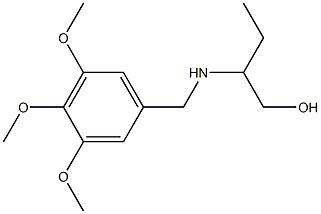 2-((3,4,5-TRIMETHOXYBENZYL)AMINO)BUTAN-1-OL Struktur