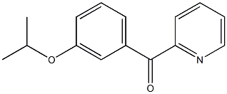 2-(3-ISOPROPOXYBENZOYL)PYRIDINE Struktur