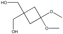 (1-HYDROXYMETHYL-3,3-DIMETHOXY-CYCLOBUTYL)-METHANOL Struktur