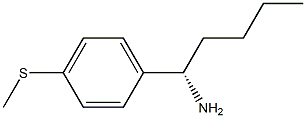 (1S)-1-(4-METHYLTHIOPHENYL)PENTYLAMINE Struktur