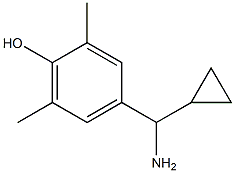 4-((1R)AMINOCYCLOPROPYLMETHYL)-2,6-DIMETHYLPHENOL Struktur