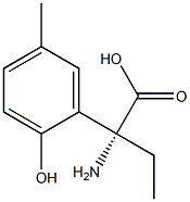 (2R)-2-AMINO-2-(2-HYDROXY-5-METHYLPHENYL)BUTANOIC ACID Struktur