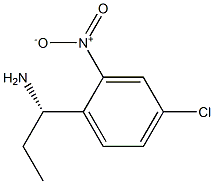 (1S)-1-(4-CHLORO-2-NITROPHENYL)PROPYLAMINE Struktur