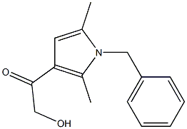 1-(1-BENZYL-2,5-DIMETHYL-1H-PYRROL-3-YL)-2-HYDROXYETHANONE Struktur