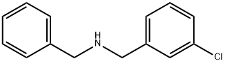 N-BENZYL(3-CHLOROPHENYL)METHANAMINE Struktur