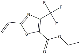 ETHYL 4-(TRIFLUOROMETHYL)-2-VINYLTHIAZOLE-5-CARBOXYLATE Struktur