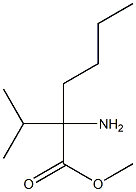 2-AMINO-2-ISOPROPYL-HEXANOIC ACID METHYL ESTER Struktur