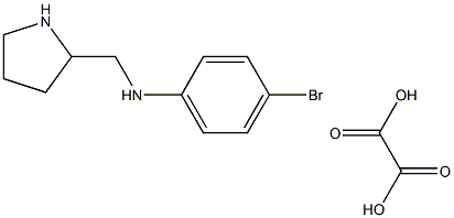 (4-BROMO-PHENYL)-PYRROLIDIN-2-YLMETHYL-AMINE, OXALIC ACID Struktur