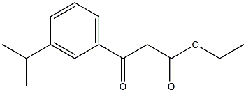 ETHYL (3-ISOPROPYLBENZOYL)ACETATE Struktur