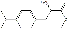 METHYL (2S)-2-AMINO-3-[4-(METHYLETHYL)PHENYL]PROPANOATE Struktur