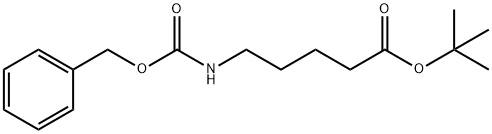 N-5-CARBOBENZOXY-5-AMINOPENTANOIC ACID T-BUTYL ESTER Struktur