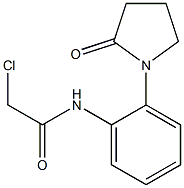 2-CHLORO-N-[2-(2-OXOPYRROLIDIN-1-YL)PHENYL]ACETAMIDE Struktur