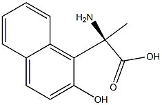 (2R)-2-AMINO-2-(2-HYDROXYNAPHTHYL)PROPANOIC ACID Struktur