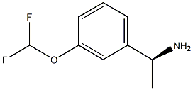 (1S)-1-[3-(DIFLUOROMETHOXY)PHENYL]ETHYLAMINE Struktur