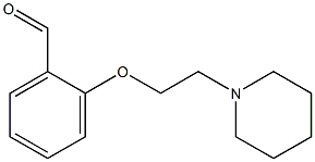 2-(2-PIPERIDIN-1-YL-ETHOXY)-BENZALDEHYDE Struktur