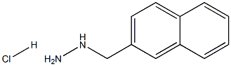 (2-NAPHTHYLMETHYL)HYDRAZINE HYDROCHLORIDE Struktur