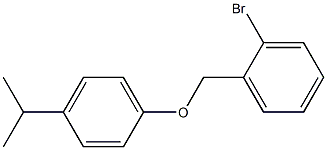 2-BROMOBENZYL-(4-ISOPROPYLPHENYL)ETHER Struktur