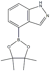 4-(4,4,5,5-TETRAMETHYL-[1,3,2]DIOXABOROLAN-2-YL)-1H-INDAZOLE Struktur