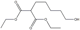 DIETHYL (5-HYDROXYPENTYL)MALONATE Struktur