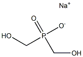 BIS(HYDROXYMETHYL)PHOSPHINIC ACID SODIUM SALT Struktur