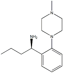 (1R)-1-[2-(4-METHYLPIPERAZINYL)PHENYL]BUTYLAMINE Struktur