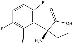 (2S)-2-AMINO-2-(2,3,6-TRIFLUOROPHENYL)BUTANOIC ACID Struktur