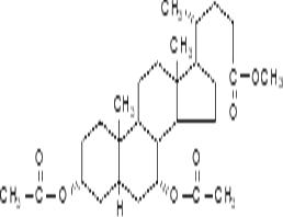 二乙酰氧基鵝去氧膽酸甲酯