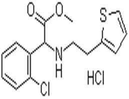 D-(+)-alpha-(2-噻吩乙胺基)-alpha-(2-氯苯基)醋酸甲酯鹽酸鹽