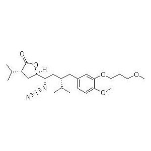 (3S,5S)-5-((1S,3S)-3-(3-(3-methoxypropoxy)-4-methoxybenzyl)-1-azido-4-methylpentyl)-dihydro-3-isopropylfuran-2(3H)-one