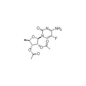 2',3'-二-O-乙酰基-5'-脫氧-5-氟胞苷