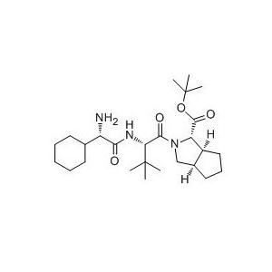 2-(2-(2-氨基-2-環(huán)己基乙酰氨基)-3,3-二甲基丁?；?-八氫環(huán)戊并[c]吡咯-1-羧酸叔丁酯