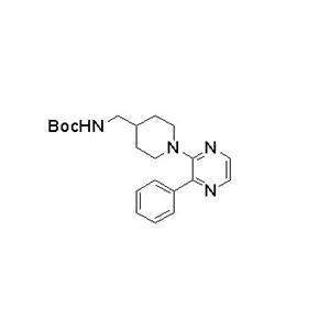 tert-butyl (1-(3-phenylpyrazin-2-yl)piperidin-4-yl)methylcarbamate