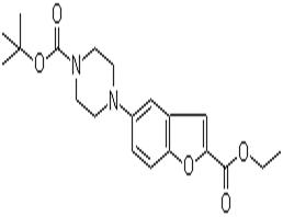 維拉佐酮中間體：5-(4-叔丁氧羰基-哌嗪-1-基)苯并呋喃-2-甲酸乙酯