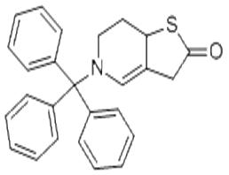 2-氧代- N-三苯甲基-4,5,6,7-四氫噻吩并[3,2-c]吡啶（普拉格雷中間體)