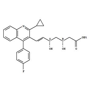 （E）-3,5-二羥基-7-【2-環(huán)丙基-4-（4-氟苯基）-3-喹啉基】庚-6-烯酸乙酯