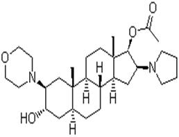 (2b,3a,5a,16b,17b)-17-乙酰氧基-3-羥基-2-(4-嗎啉基)-16-(1-吡咯烷基)雄甾烷