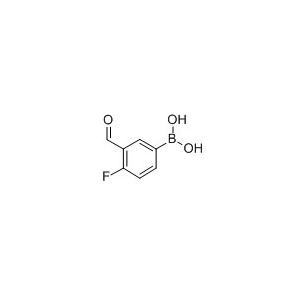 4-氟-3-醛基苯硼酸