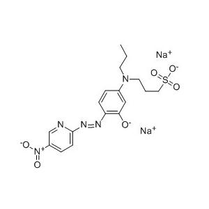 2-(5-硝基-2-吡啶偶氮)-5-(N-丙基-N-磺丙氨基)苯酚 二鈉