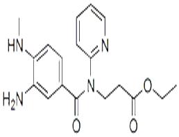 N-[3-氨基-4-(甲基氨基)苯甲?；鵠-N-2-吡啶-β-丙氨酸乙酯